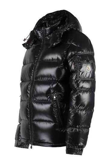 Nylon laqué puffer jacket